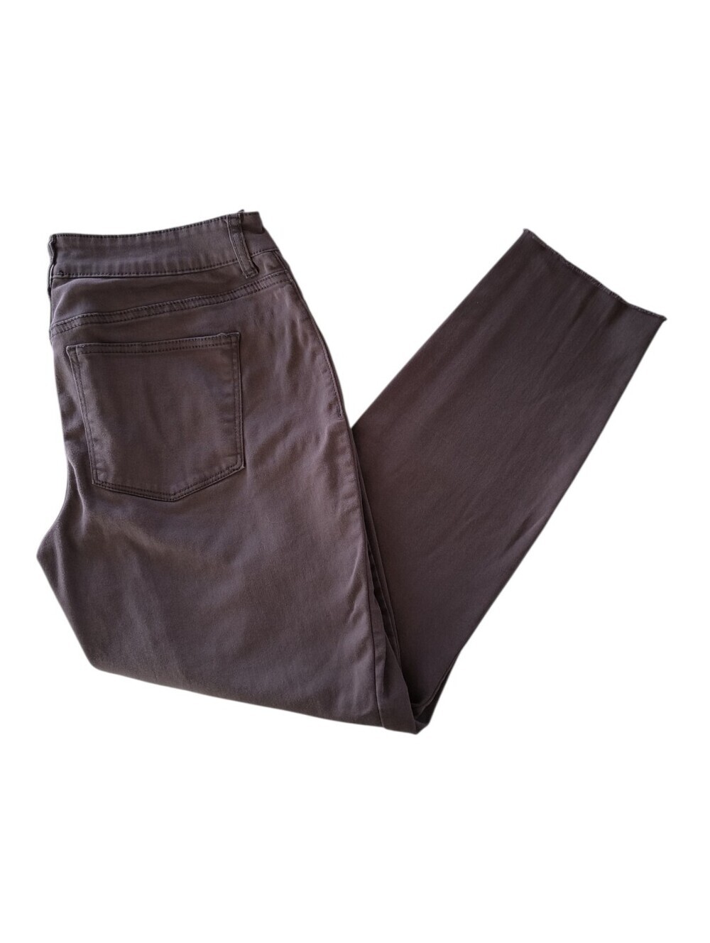 Maurices Dark Taupe Skinny Jeans/Jeggings Size 14
